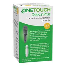 Abbildung: ONE TOUCH Delica Plus Nadellanzetten 200 St, Lanzetten PZN 14817360 