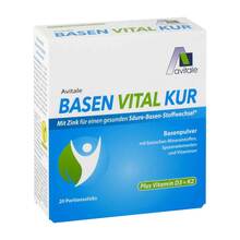 Abbildung: Basen Vital Kur plus Vitamin D3 + K2 Pulver 20 St, Pulver PZN 14819005 