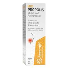 Abbildung: Beecraft Propolis Mund- und Rachenspray 15 ml, Spray PZN 15024118 