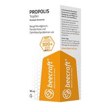 Abbildung: Beecraft Propolis Tropfen Mundspül-Konzentrat 50 ml, Tropfen PZN 15024302 