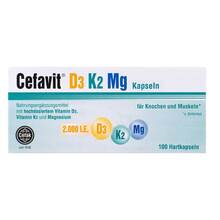 Abbildung: Cefavit D3 K2 Mg 2.000 I.E. Hartkapseln 100 St, Hartkapseln PZN 15194174 