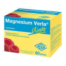 Abbildung: Magnesium Verla direkt Himbeere Granulat 60 St, Granulat PZN 15201141 