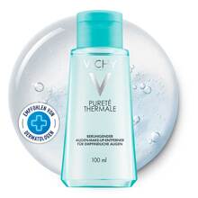 Abbildung: Vichy Purete Thermale Augen Make-up Entf.sens. / R 100 ml, Flüssigkeit PZN 15210803 
