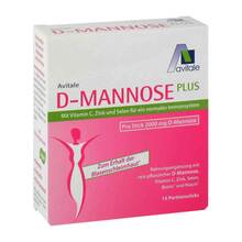 Abbildung: D-Mannose Plus 2000 mg Sticks mit Vit.und Mineralstof. 15X2.47 g, Pulver PZN 15211369 