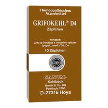 Abbildung: Grifokehl D 4 Zäpfchen 10 St, Suppositorien PZN 15232609 
