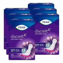 Abbildung: Tena Lady Discreet Inkontinenz Einlagen maxi night 6X12 St PZN 15246385 