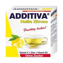 Abbildung: Additiva heis39e Zitrone ohne Zucker Pulver Sachets 100 g, Pulver PZN 15298117 
