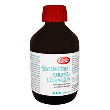 Abbildung: Wasserstoffperoxid 3% Caelo Lösung Standard Zul. 200 ml, Flüssigkeit PZN 15301782 