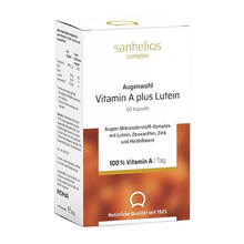Abbildung: Sanhelios Augenwohl Vitamin A plus Lutein Kapseln 60 St, Kapseln PZN 15302095 