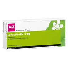 Abbildung: Levoceti-Abz 5 mg Filmtabletten 20 St, Filmtabletten PZN 15318819 