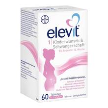 Abbildung: Elevit 1 Kinderwunsch & Schwangerschaft Tabletten 1X60 St, Tabletten PZN 15371305 