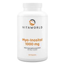 Abbildung: Myo-Inositol 1000 mg Kapseln 120 St, Kapseln PZN 15373899 