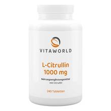 Abbildung: L-Citrullin 1000 mg Tabletten 240 St, Tabletten PZN 15373959 