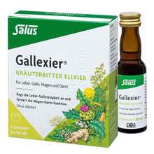 Abbildung: Gallexier Kräuterbitter Elixier Salus Flü.z.E. 3X20 ml, Flüssigkeit zum Einnehmen PZN 15386867 