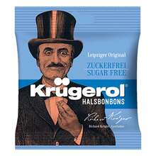 Abbildung: Krügerol Halsbonbons zuckerfrei 50 g, Bonbons PZN 15395234 