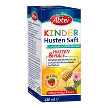 Abbildung: Abtei Kinder Husten Saft Eibisch und Honig 120 ml, Sirup PZN 15397397 