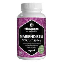 Abbildung: Mariendistel 500 mg Extrakt hochdosiert vegan Kapseln  90 St, Kapseln PZN 15398037 