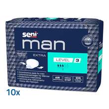 Abbildung: SENI Man Inkontinenzeinlage extra 10X15 St PZN 15404453 