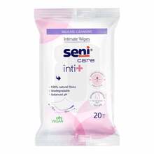 Abbildung: Seni care inti + Feuchttücher 12x19 cm 20 St, Tücher PZN 15404482 