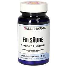 Abbildung: Folsäure 1 mg Gph Kapseln 30 St, Kapseln PZN 15409278 