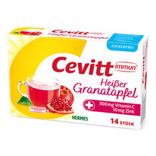 Abbildung: Cevitt immun heißer Granatapfel zuckerfrei Granulat  14 St, Granulat PZN 15581971 