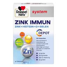 Abbildung: Doppelherz Zink Immun Depot system Tabletten 30 St, Tabletten PZN 15611554 