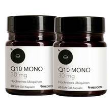 Abbildung: Q10 Mono 30 mg Weichkapseln 2X60 St, Weichkapseln PZN 15621222 