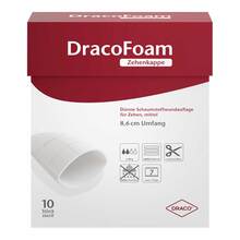 Abbildung: DRACOFOAM Zehenkappe mittel 10 St, Verband PZN 15621305 