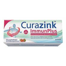 Abbildung: Curazink Immunplus Lutschtabletten 50 St, Lutschtabletten PZN 15626053 
