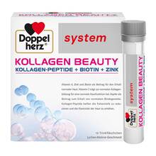 Abbildung: Doppelherz Kollagen Beauty system Trinkfläschchen 10 St, Trinkampullen PZN 15661150 
