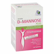 Abbildung: D-Mannose Plus 2000 mg Tabletten mit Vit.und Mineralstof. 120 St, Tabletten PZN 15743830 