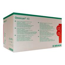 Abbildung: Omnican Insulinasenspray 1 ml U40 mit Kanüle0,30x8 mm 100 St, Spritzen PZN 15746389 