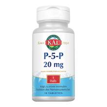 Abbildung: P-5-P 20 mg Pyridoxal-5-Phosphat Kal Tabletten 50 St, Tabletten PZN 15814398 