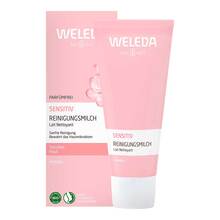 Abbildung: Weleda Sensitiv Reinigungsmilch Mandel 75 ml, Milch PZN 15815765 