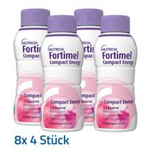 Abbildung: FORTIMEL Compact Energy Erdbeere 8X4X300 ml, Flüssigkeit PZN 15817095 