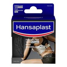 Abbildung: Hansaplast Sport Kinesiologie Tape 5 cmx5 m schwarz  1 St, Bandage PZN 15822920 