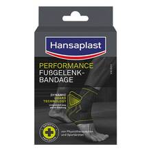 Abbildung: Hansaplast Sport Fußgelenk-Bandage Größe M 1 St, Bandage PZN 15822972 