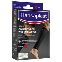 Abbildung: Hansaplast Sport Compression Waden-Sleeves Größe M 2 St, Bandage PZN 15823026 