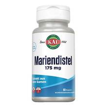 Abbildung: Mariendistel Extrakt 175 mg Kal Kapseln 60 St, Kapseln PZN 15880231 