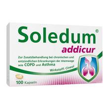 Abbildung: Soledum addicur 200 mg magensaftresistent Weichkapseln 100 St, Magensaftresistente Weichkapseln PZN 15889373 