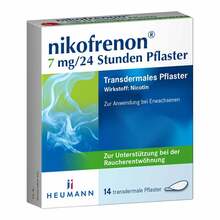 Abbildung: Nikofrenon 7 mg / 24 Stunden Pflaster transdermal 14 St, Pflaster transdermal PZN 15993219 