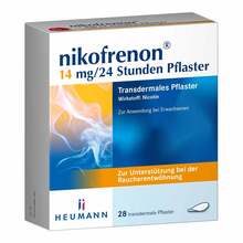 Abbildung: Nikofrenon 14 mg / 24 Stunden Pflaster transdermal 28 St, Pflaster transdermal PZN 15993254 