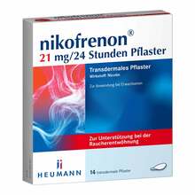Abbildung: Nikofrenon 21 mg / 24 Stunden Pflaster transdermal 14 St, Pflaster transdermal PZN 15993277 