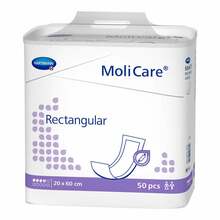 Abbildung: MOLICARE rectangular 4 Tropfen 20x60 cm 50 St, Beutel PZN 16011307 