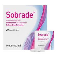 Abbildung: Sobrade Kautabletten 20 St, Kautabletten PZN 16015707 