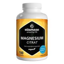 Abbildung: Magnesiumcitrat 360 mg vegan Kapseln 180 St, Kapseln PZN 16018640 