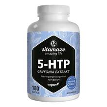 Abbildung: 5-Htp 200 mg Griffonia Extrakt hochdos.vegan Kapseln  180 St, Kapseln PZN 16018700 