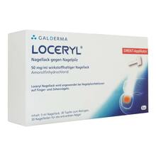 Abbildung: Loceryl Nagellack gegen Nagelpilz 5 ml, Wirkstoffhaltiger Nagellack PZN 16036980 