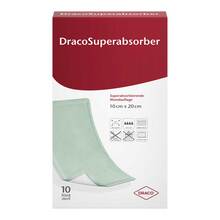 Abbildung: DRACOSUPERABSORBER 10x20 cm Wundauflage 10 St, Verband PZN 16086446 