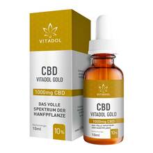 Abbildung: VITADOL Gold 10% CBD Mundöl 10 ml, Öl PZN 16138893 